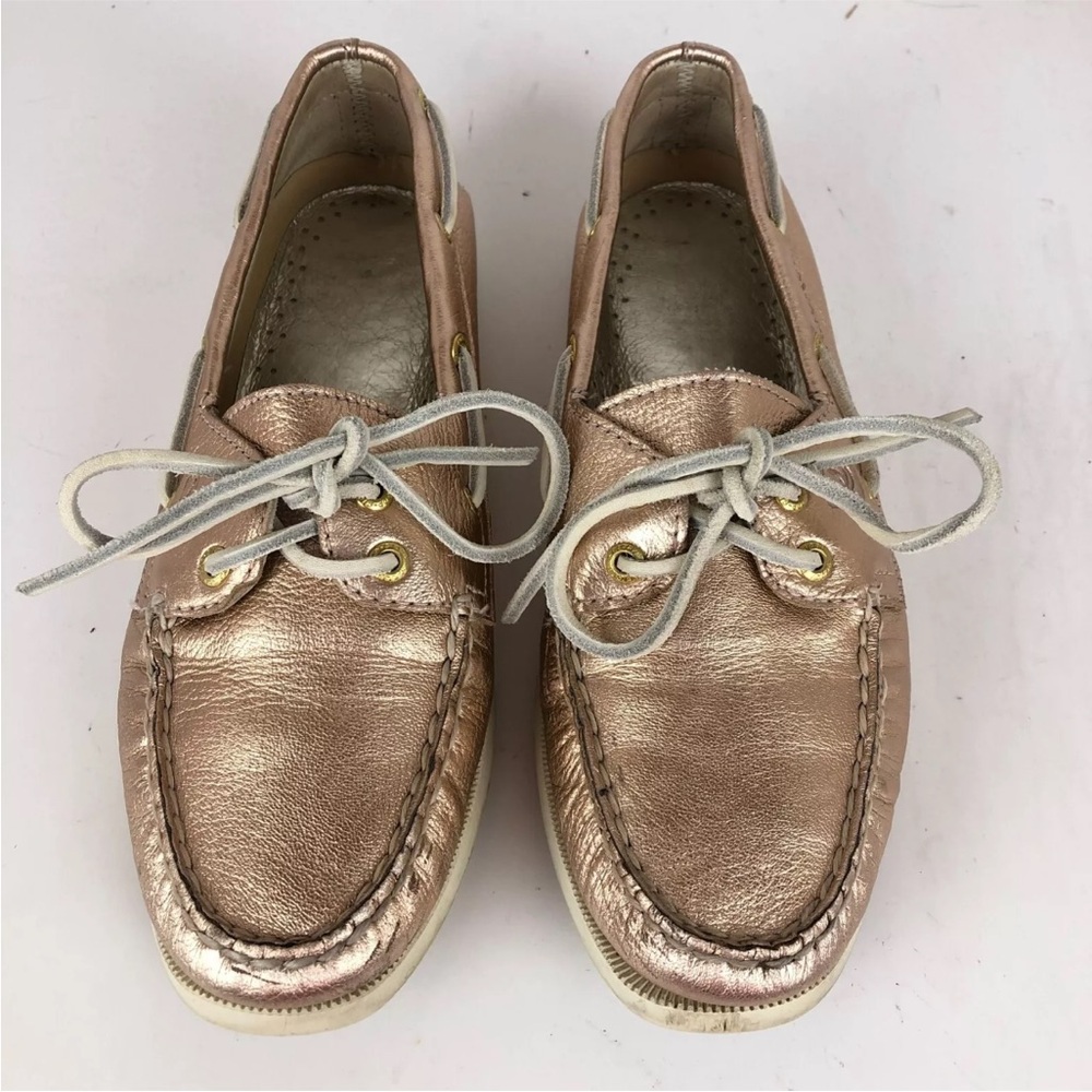 Sperry Rose Gold Boat Shoe